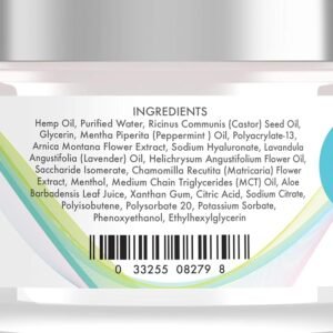 Clearbody Organics USA Made Hemp Cream for Pain Relief Maximum Strength, Pain Relief Cream for Back, Neck, Joint Muscles, Knee, Hip - Strong & Natural Peppermint and Soothing Arnica Extract, 2 Fl Oz - Image 9