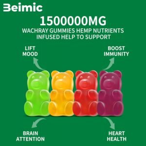 Naturals Fruit Hemp Gummies High Strength - Natural Hemp Oil Infused Gummies Great for Peace & Relaxation,America's #1 Favorite Hemp Gummy Brand! 60 Gummies-(Pack of 1) - Image 6