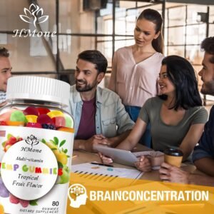 3 Packs Organic Hemp Gummies Extra Strengthen High Potency with Pure Hemp Oil Extract Vegan Edible Bear Candy - Non-GMO, Vegan, Low Sugar - Image 4
