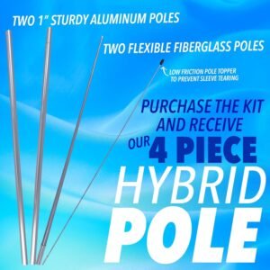 CBD Sold Here Windless Feather Flag Bundle (11.5' Tall Flag, 15' Tall Flagpole, Ground Mount Stake) - Image 2