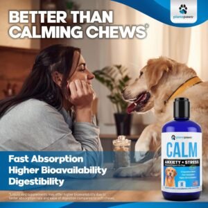 Dog Anxiety Relief - Faster Absorption Than Hemp Calming Chews for Dogs - Dog Calming Chews Alternative - Hemp Oil and Melatonin for Dogs - Liquid Dog Calming Treats for Thunder, Fireworks, Sleep Aid - Image 3
