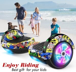 CBD Scooter with Corlorful LED Lights,6.5" Wheels, Dual 300W Motor Scooter for Kids Girls Boys Adults, All Ages - Image 5