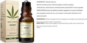 Migraine Headache Roll On Stick 300mg Hemp Peppermint Eucalyptus Clove Arnica Essential Oils Aromatherapy for Eaze Head Destress Gifts for Women Men - Image 8
