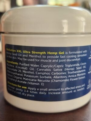 Wellution Hemp Gel - 2,500,000 MCG - (4 Oz) with Hemp Oil Extract, Arnica, Coconut Oil, and Menthol - Made in USA - Image 7