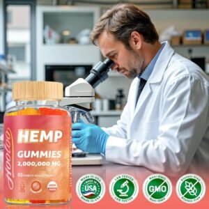 HOOLOO Hemp Gummies for Adult – High Potency 2,000,000MG, 100% Natural Pure Organic Sugar Free Fruity Hemp Gummies, Made in USA - Image 5