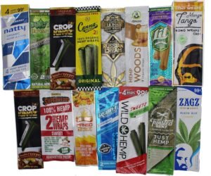 10 Pack Rolling Paper Combo Variety Pre-wrap (10 Random Packs) Billionaire, Juicy, Natty, Kingpin, Lit, Zagz + RSV Scoop Card